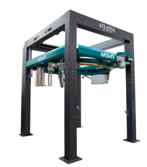 Inline--Fully-Automatic-Pallet-Wrapping-Machine-
